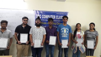 Certificate Awarding Ceremony for data structure training classes in Jaipur